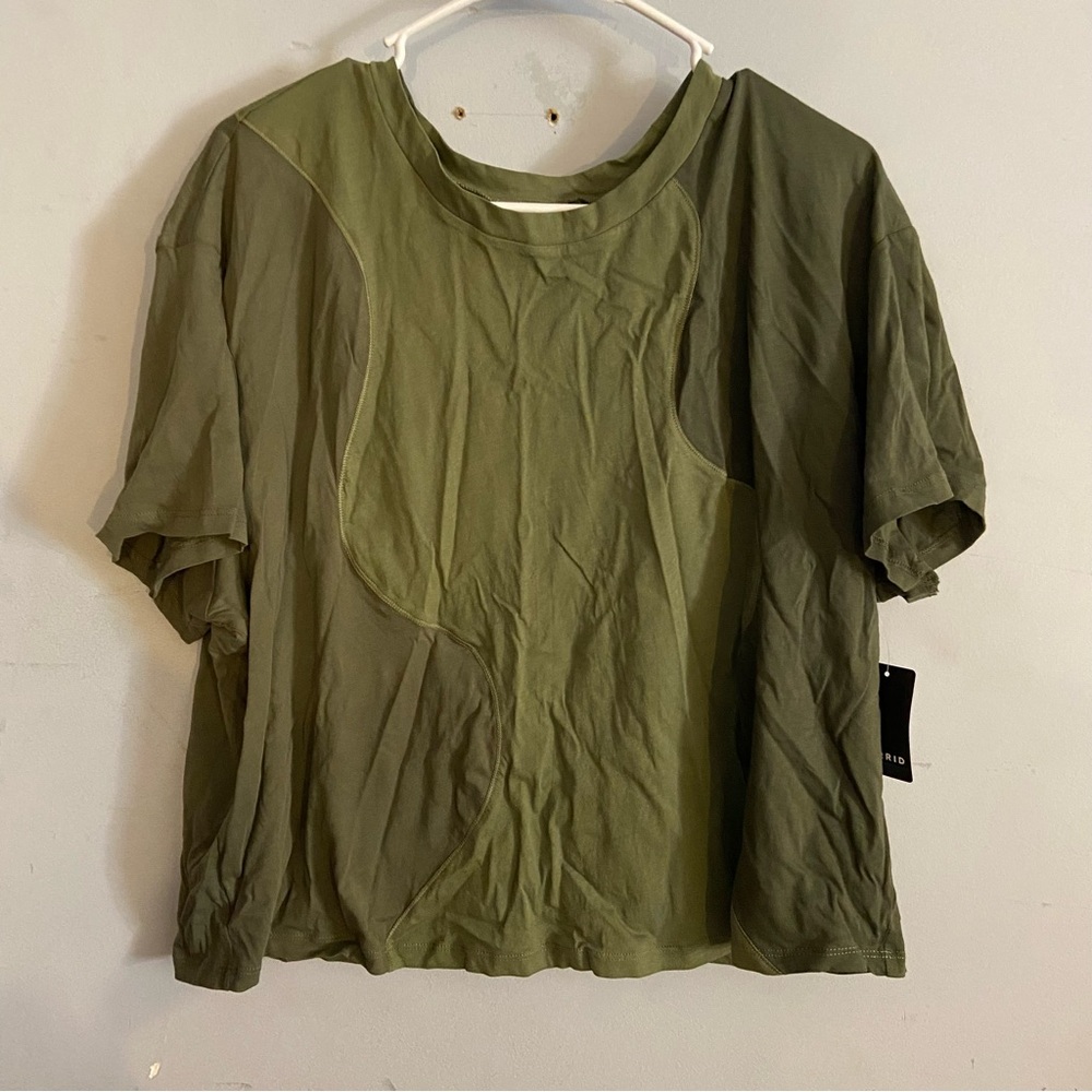 torrid Olive Green Short Sleeve Tee